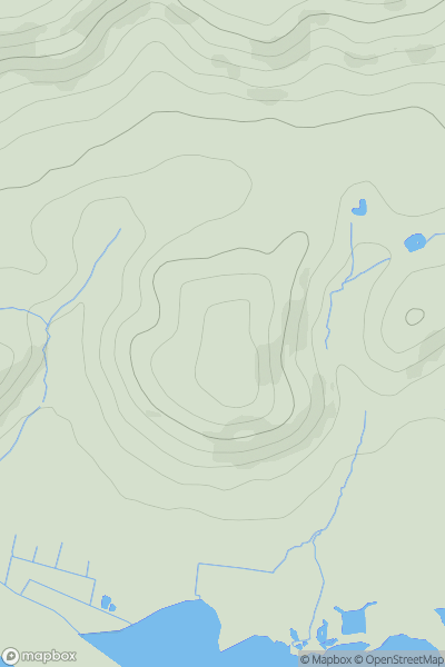 Thumbnail image for Chapel Hill [South Central England] showing contour plot for surrounding peak